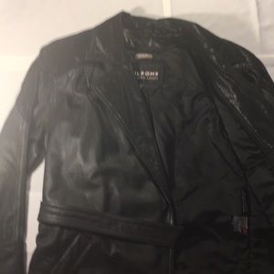 Wilson Black Leather Jacket. Perfect Condition!